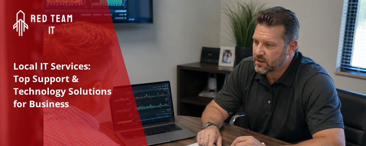IT security agent working on his powerhouse software.