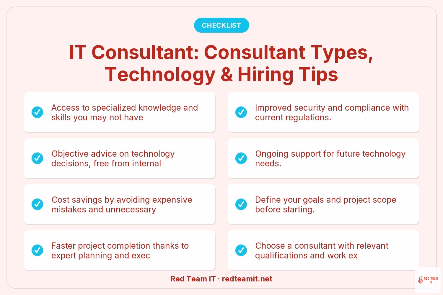 IT Consultant: Consultant Types, Technology & Hiring Tips