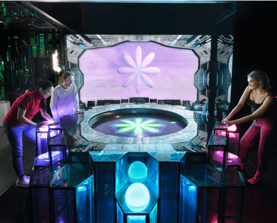 immersive experience room at Inter