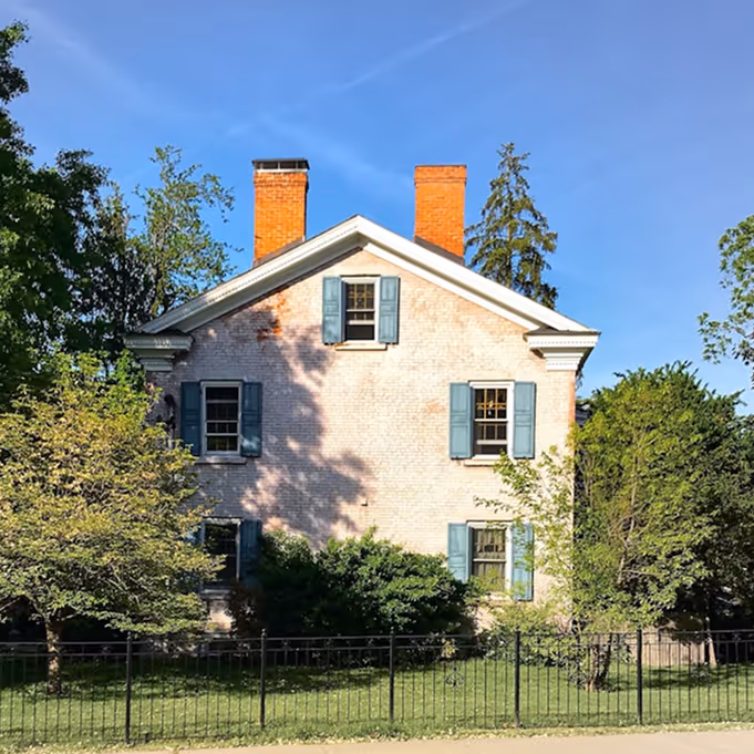 house with garden