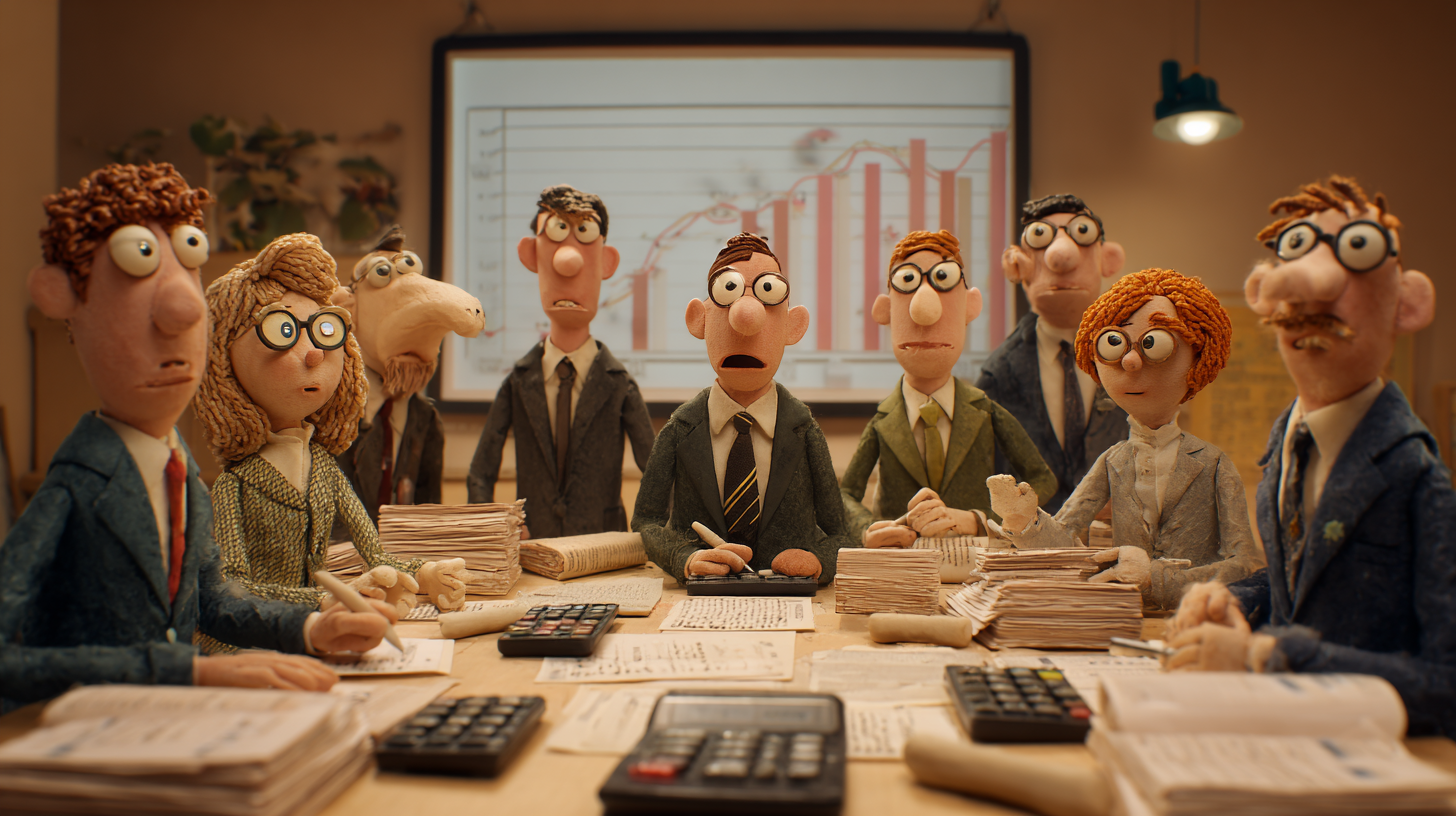 Professionals at the board room