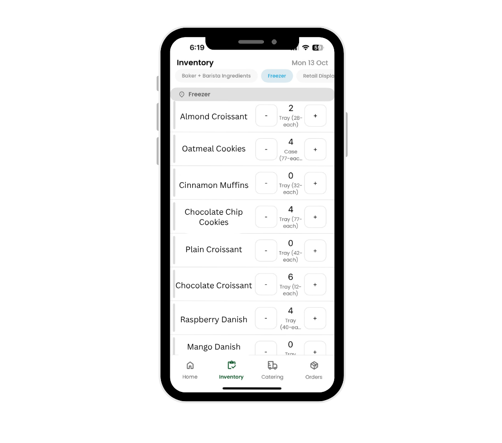 Image of inventory mobile app