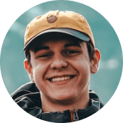 Picture of a patient of an online therapist smiling.