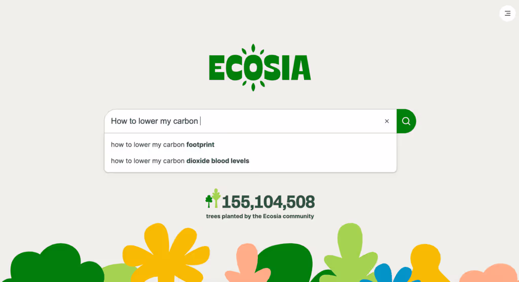outils web écologiques Ecosia