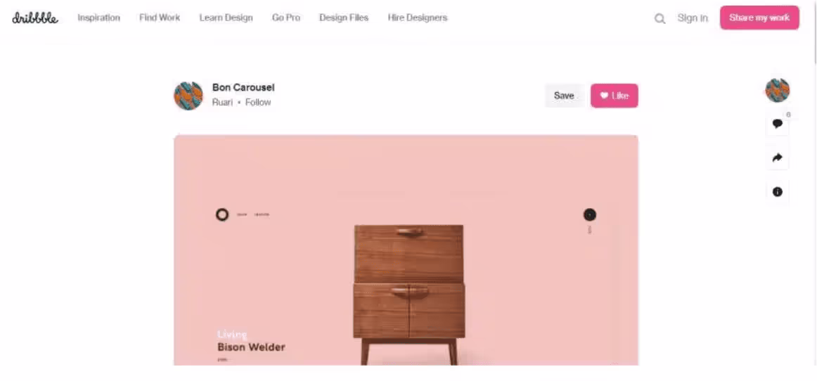Dribbble – Bon Carousel Concept