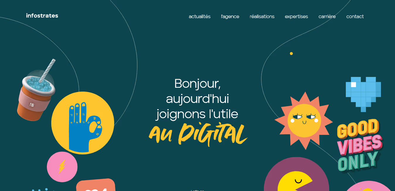 Agence création site web Infofrastes