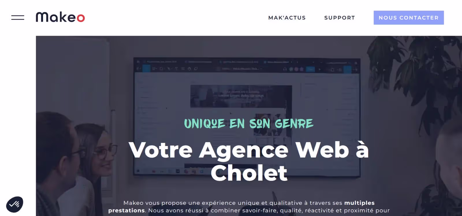 Agence création sites web Makeo