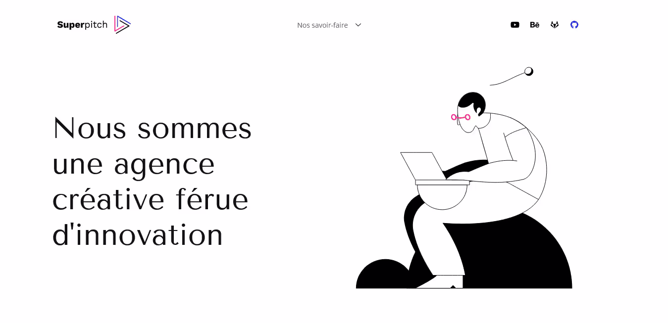 Agence création site web Superpitch