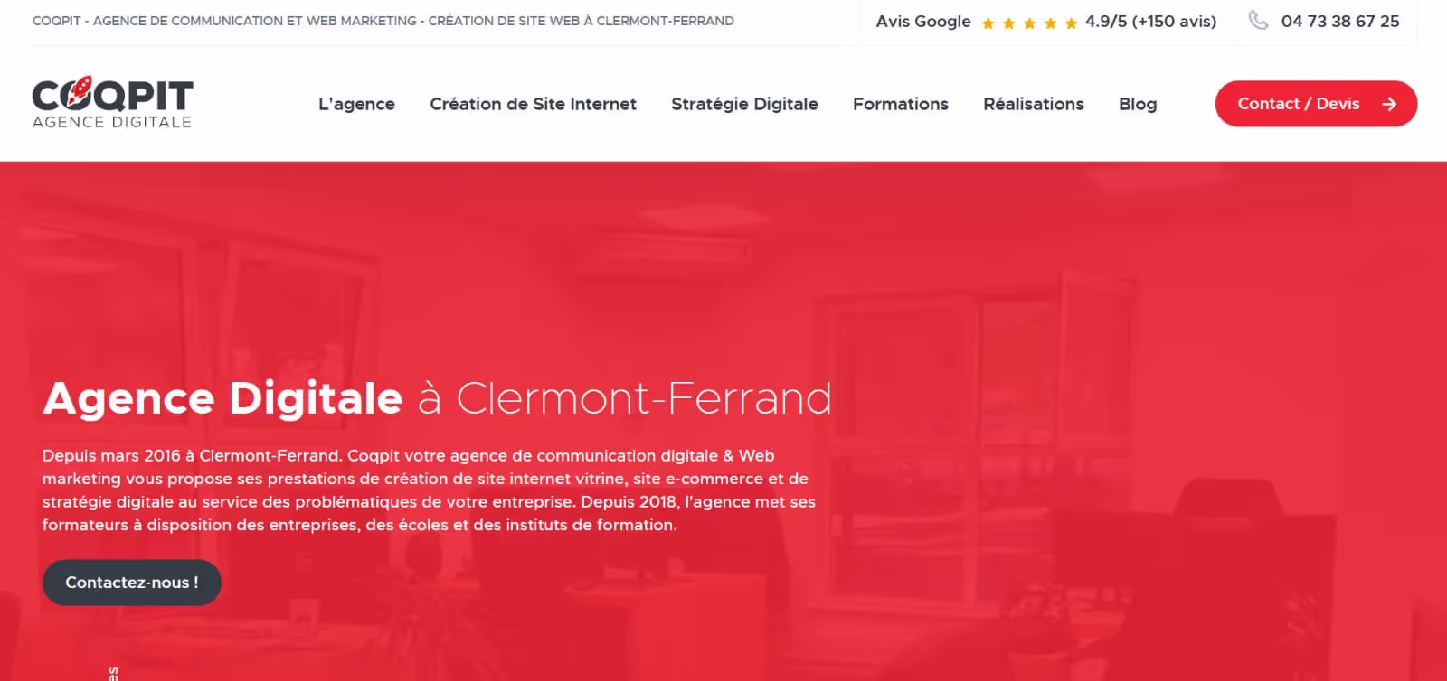 Agence création sites web Coqpit