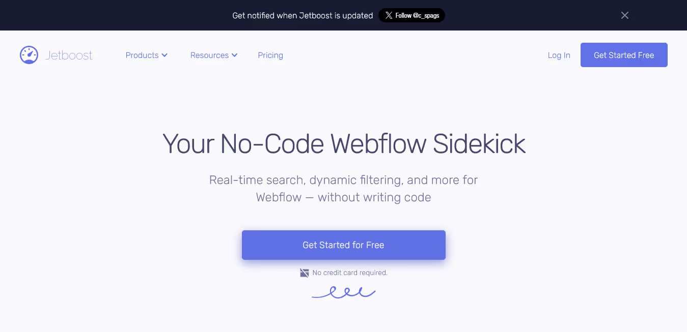 Top 14 des intégrations Webflow: Jetboost