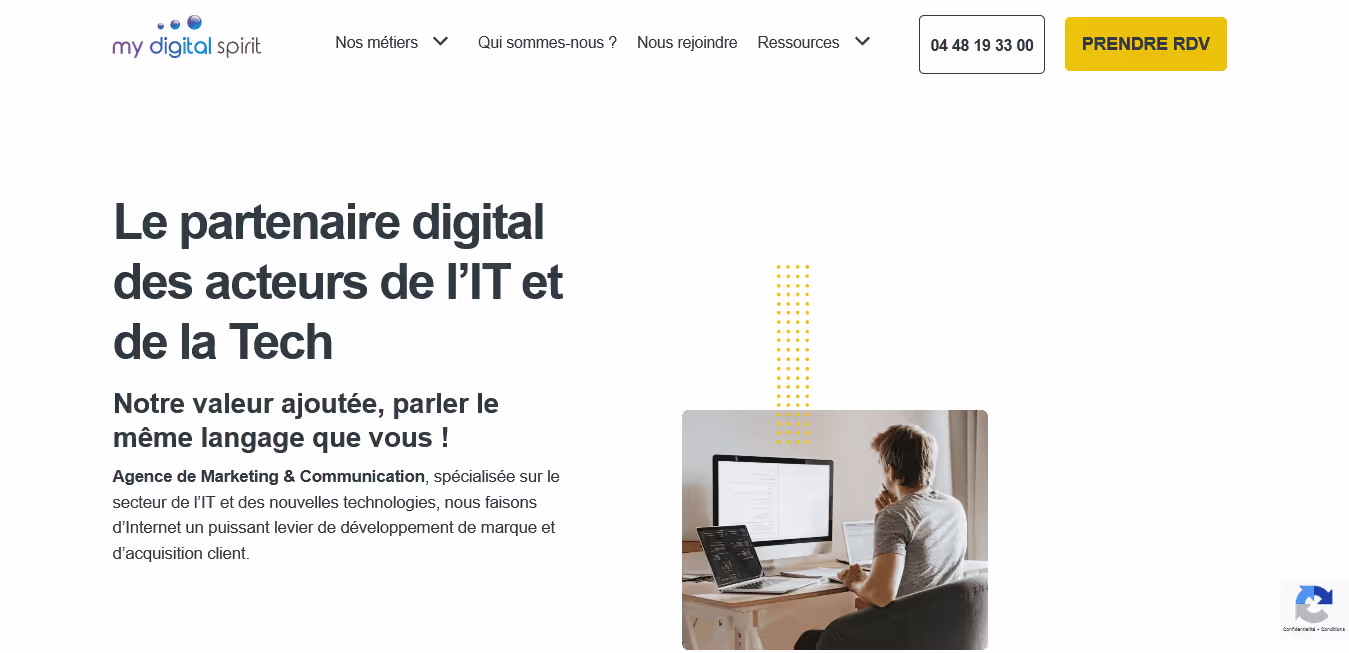 Agence création sites web My Digital Spirit
