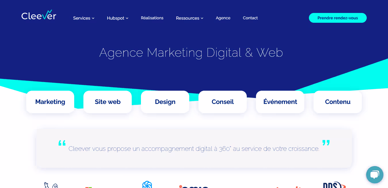 Agence création sites web Cleever
