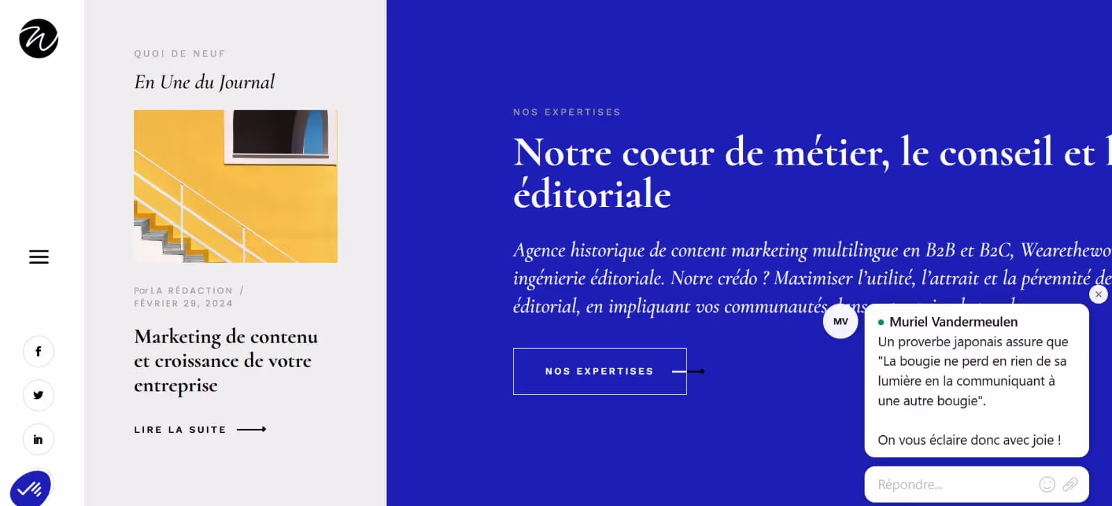 Agence création sites web We are the Words