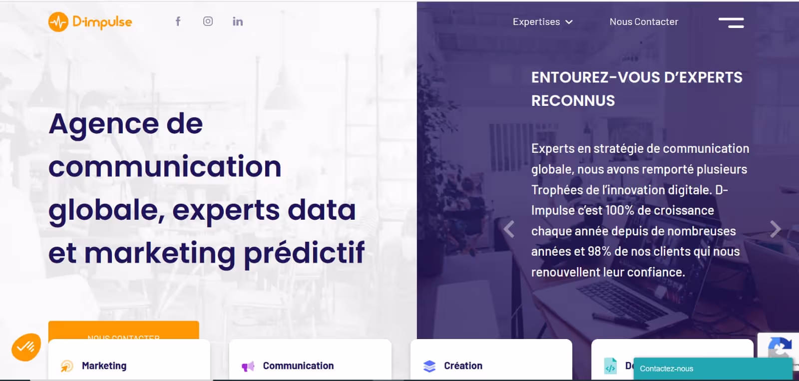 Agence création site web D-Impulse