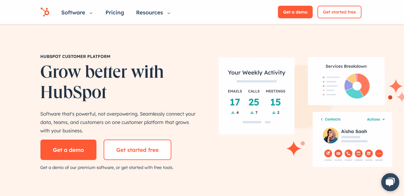 Top 14 des intégrations Webflow: Hubspot