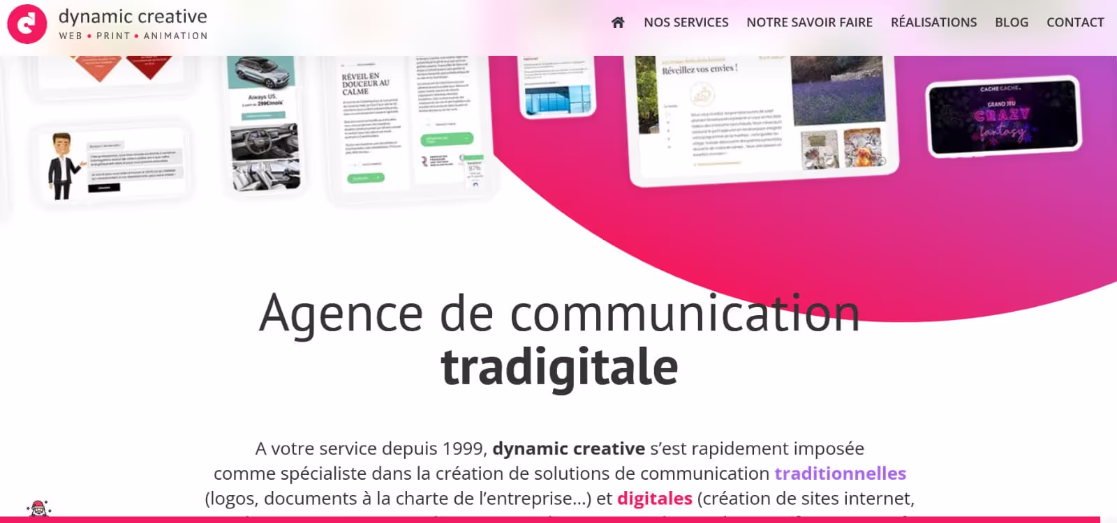 Agence création sites web Dynamic Creative