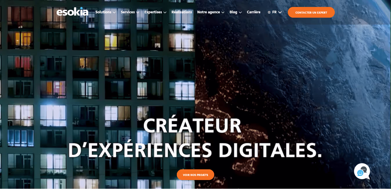 Agence création sites web Esokia