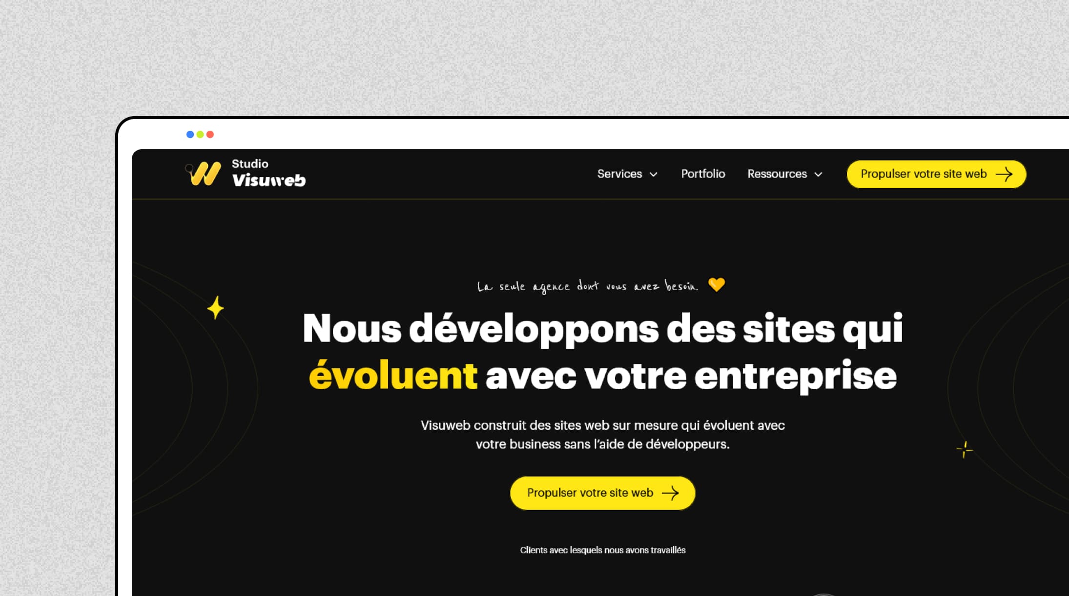 Agence Webflow Studio Visuweb
