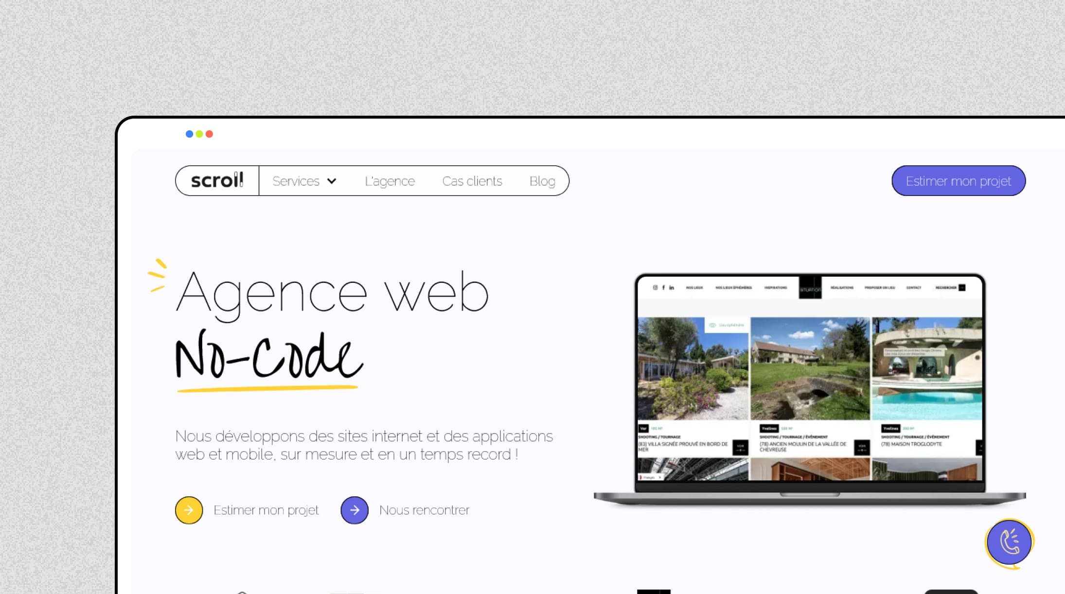 Agence Webflow Scroll