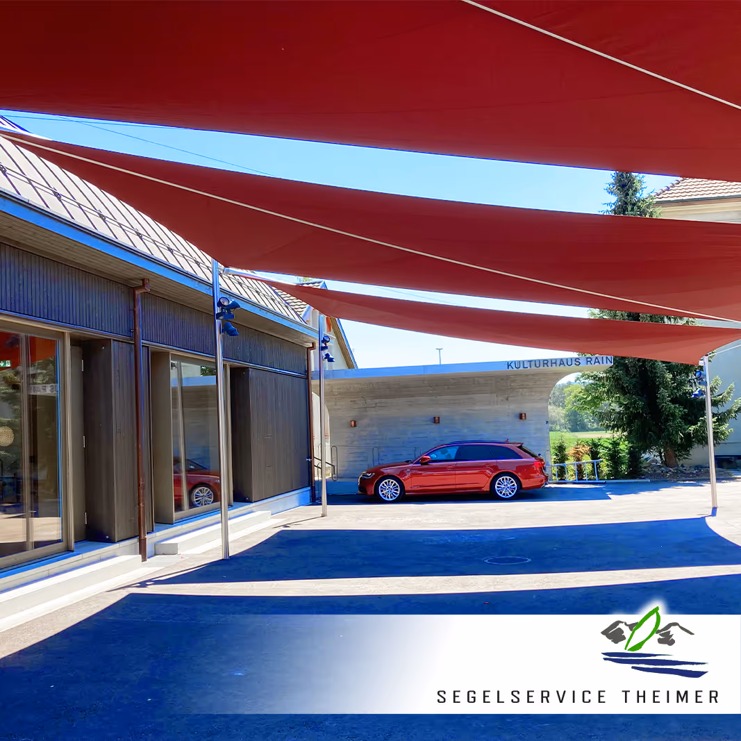 Sonnensegel Kulturhaus Rain