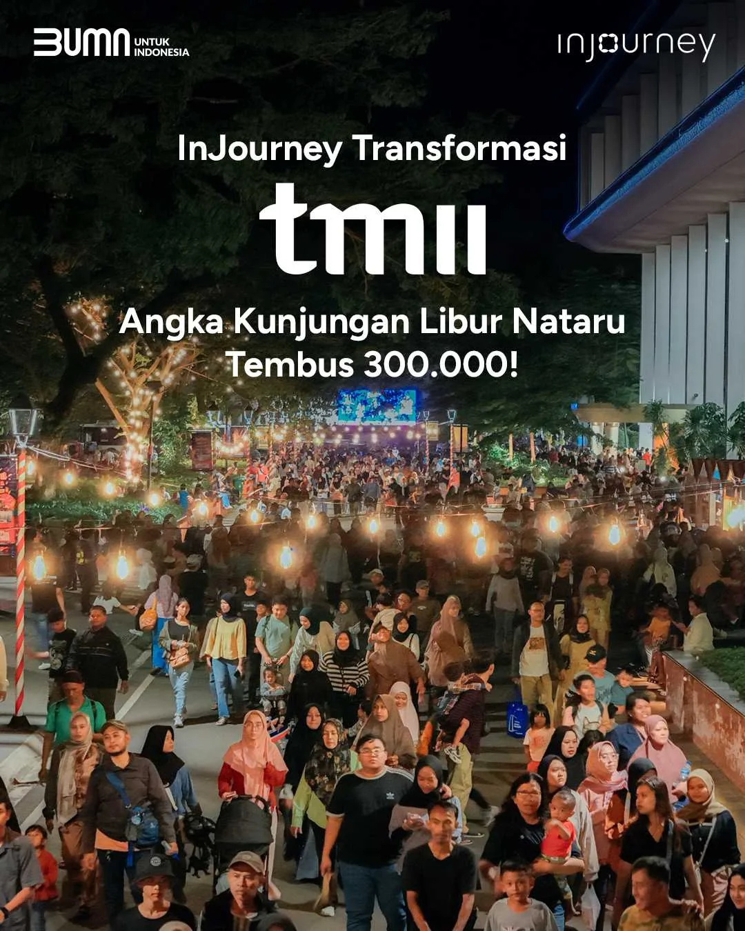 InJourney social creative featuring Taman Mini Indonesia Indah