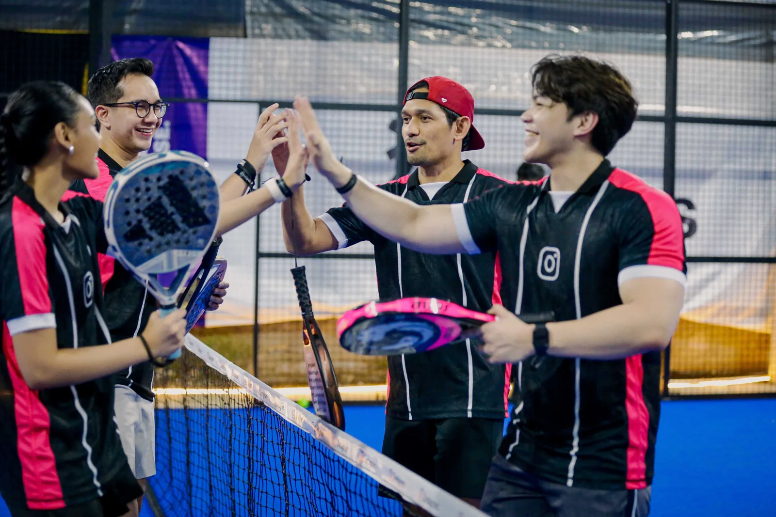 Creators playing padel at Instagram Reels Connection