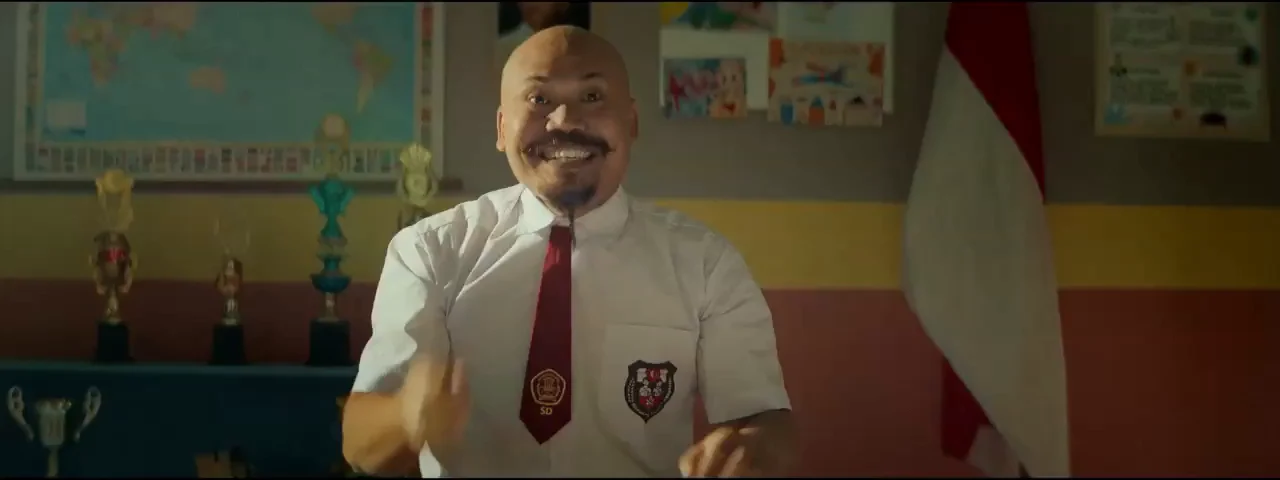 Comic classroom character in the LPS TVC