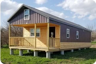 12x24 deluxe cabin with porch by Backyard & Beyond in Missouri