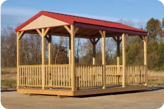 12x24 pavilion shed by Backyard & Beyond in Missouri