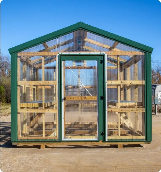 Green greenhouse by Backyard & Beyond in Missouri