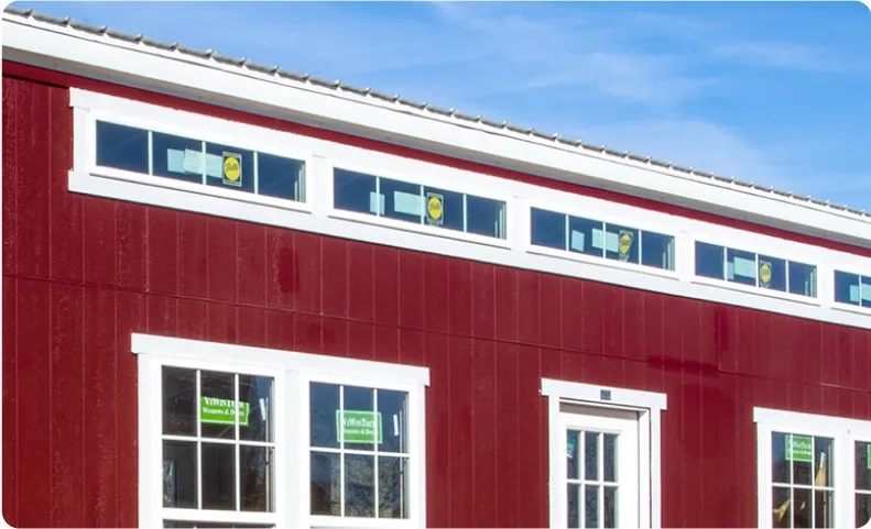 6-foot transom window option by Backyard & Beyond in Missouri