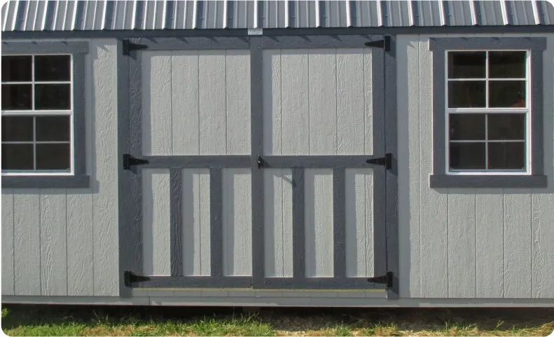 Shop-built door option by Backyard & Beyond in Missouri