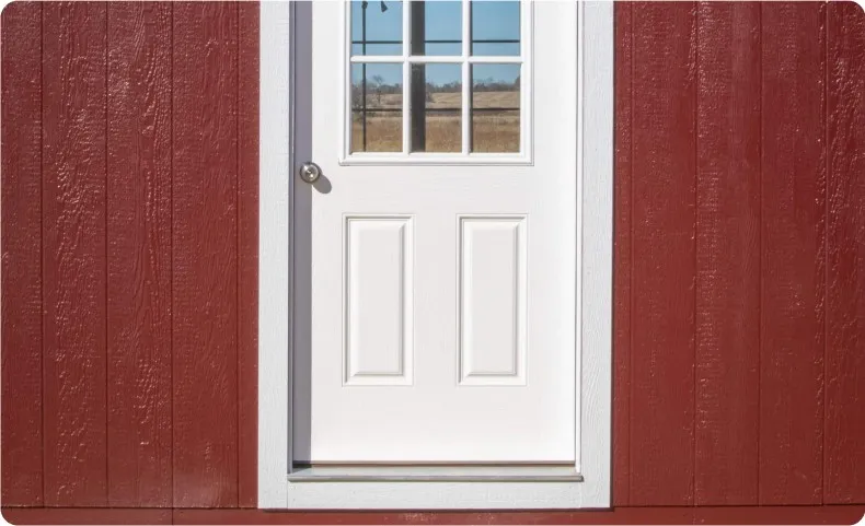 In-swing door option by Backyard & Beyond in Missouri