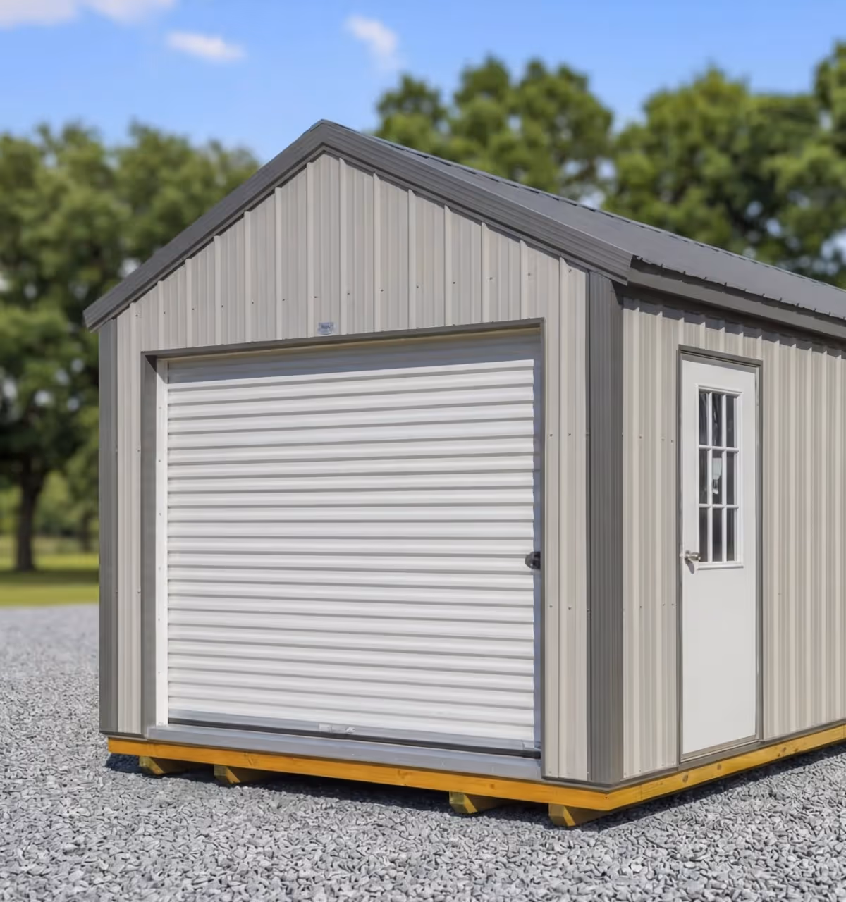Backyard Beyond Standard Garage 12x24 Metal Missouri