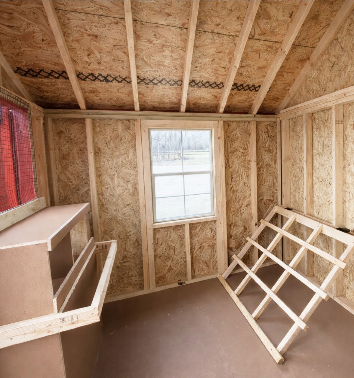 Chicken Coop Interior
