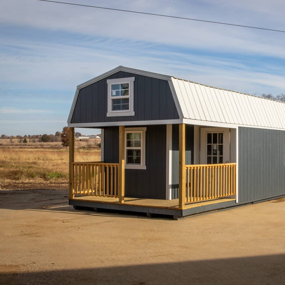12x32 deluxe prefab cabin available rent to own in Missouri