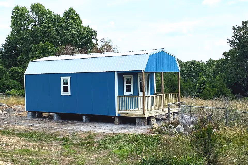 12x32 high barn cabin
