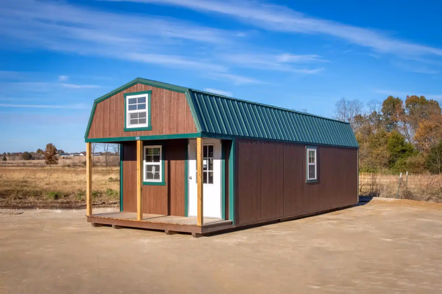 Medium lofted cabin with front porch in Missouri