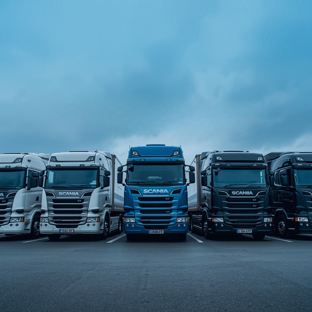close-up image of a truck driver using a gps device