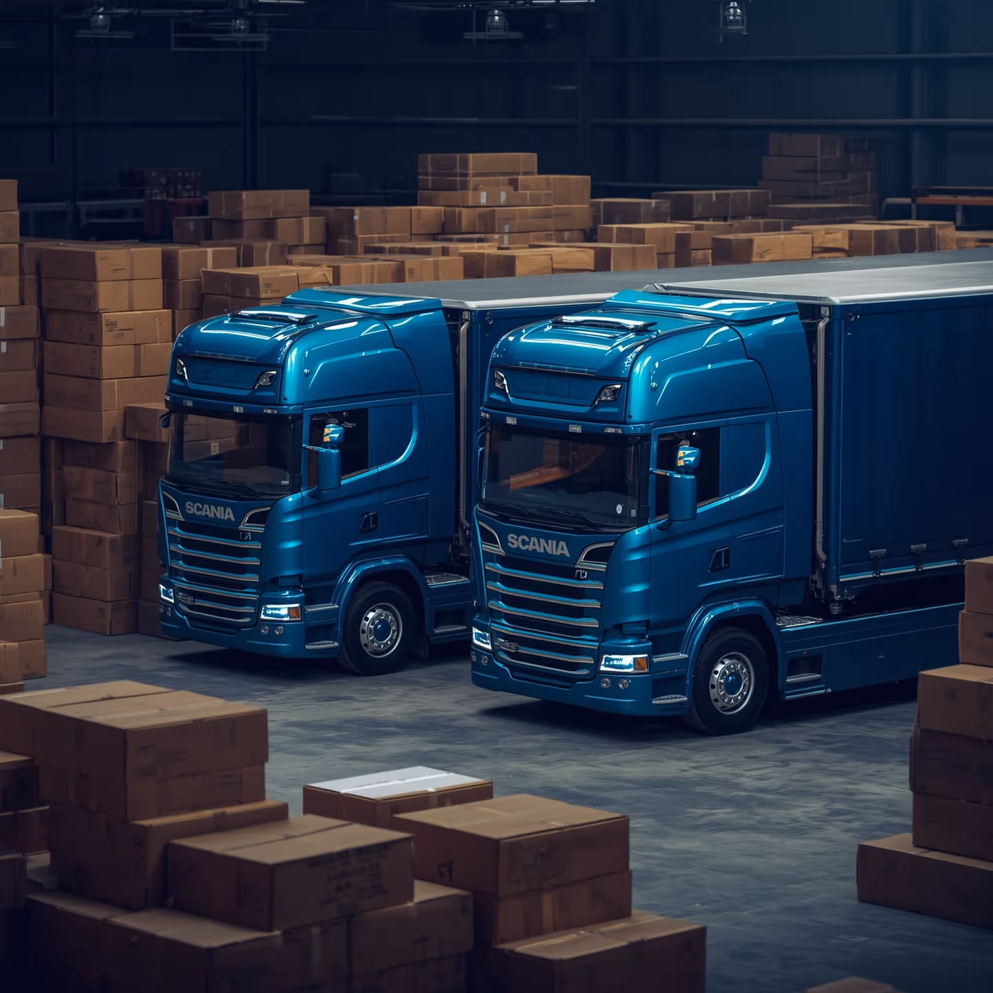 [background image] image of truck depot (for a trucking company)