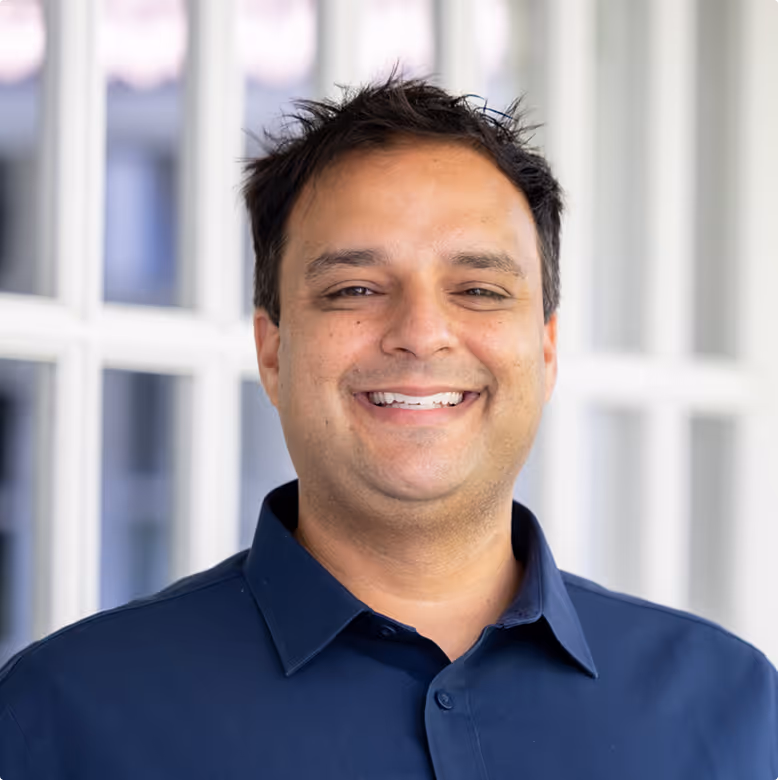 man smiling