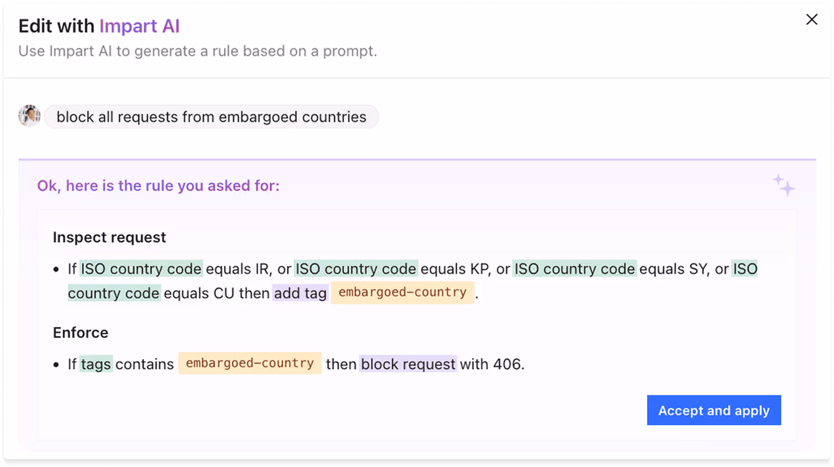 Edit with Impart AI screenshot