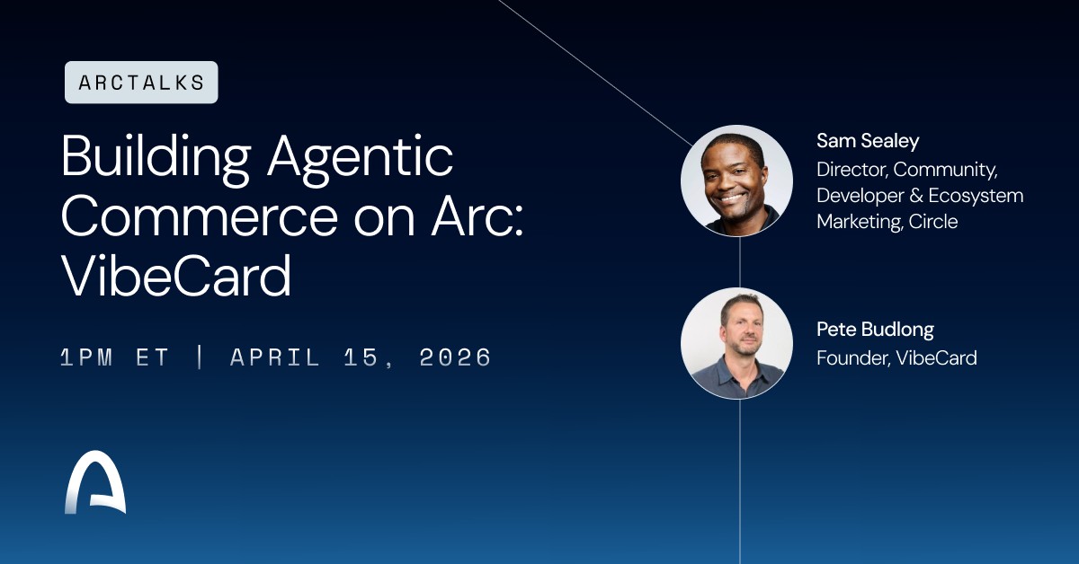 Community Spotlight - Building Agentic Commerce on Arc: VibeCard