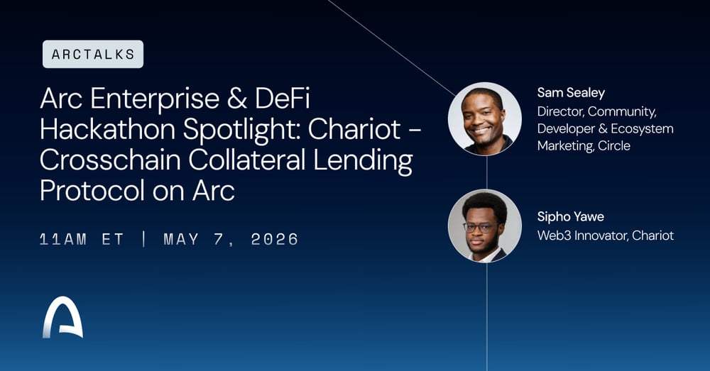 Hackathon Spotlight: Chariot - Crosschain Collateral Lending Protocol on Arc
