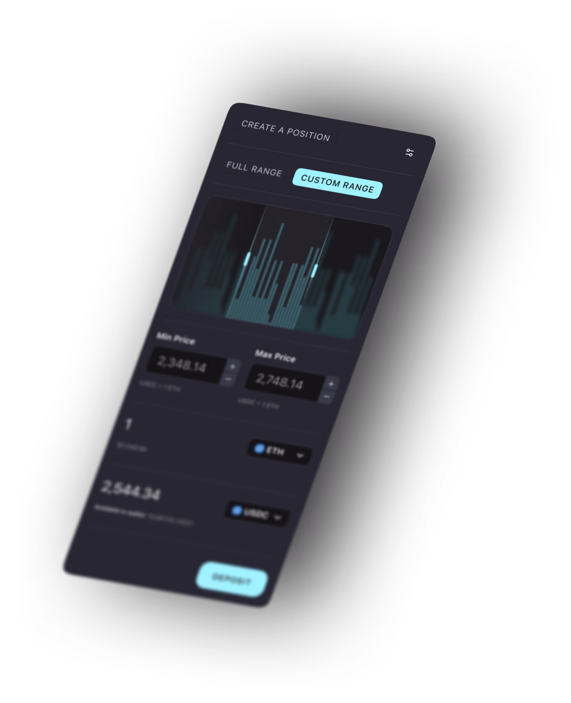 UI element of the Hooked dApp