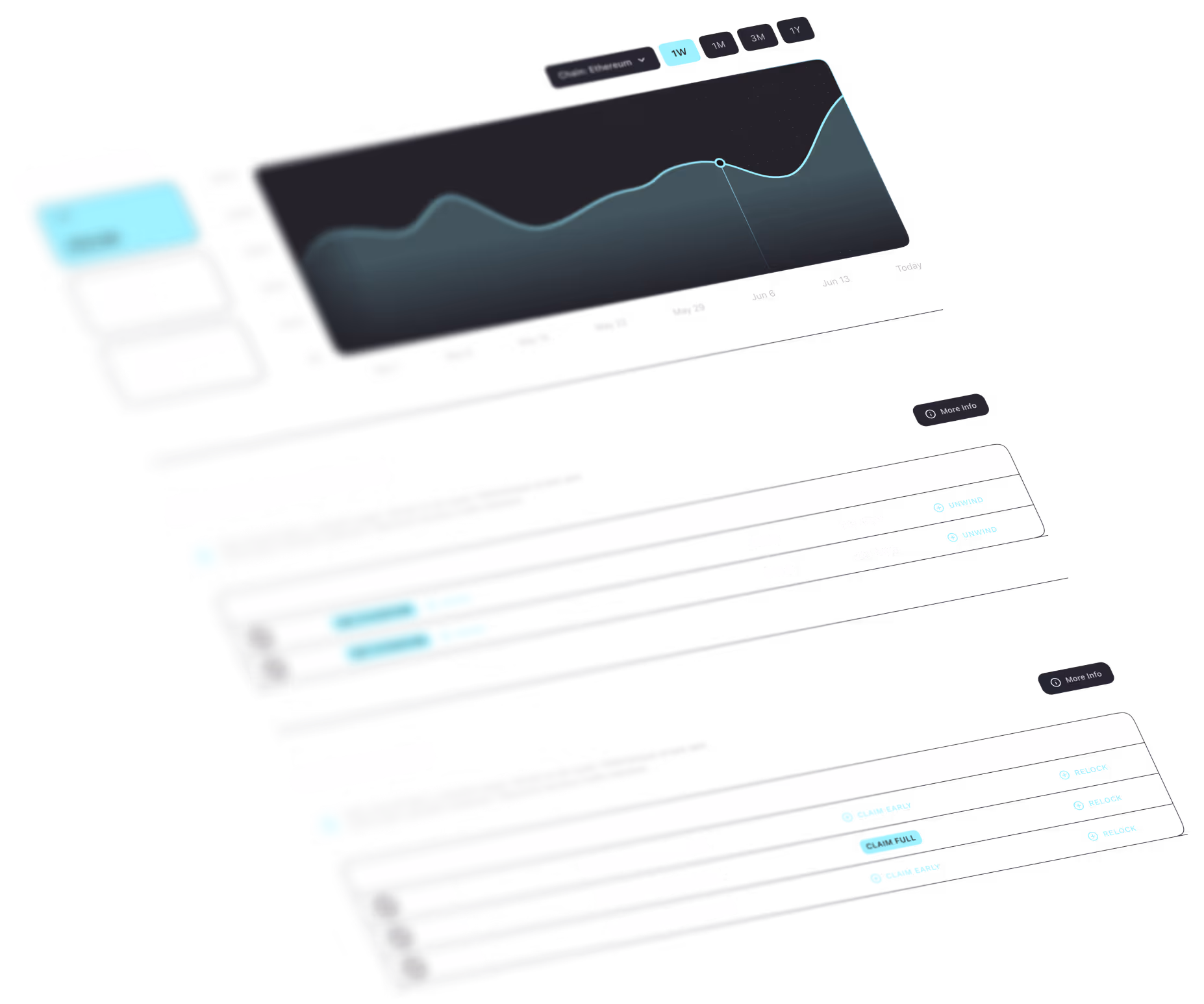 UI element of the Hooked dApp