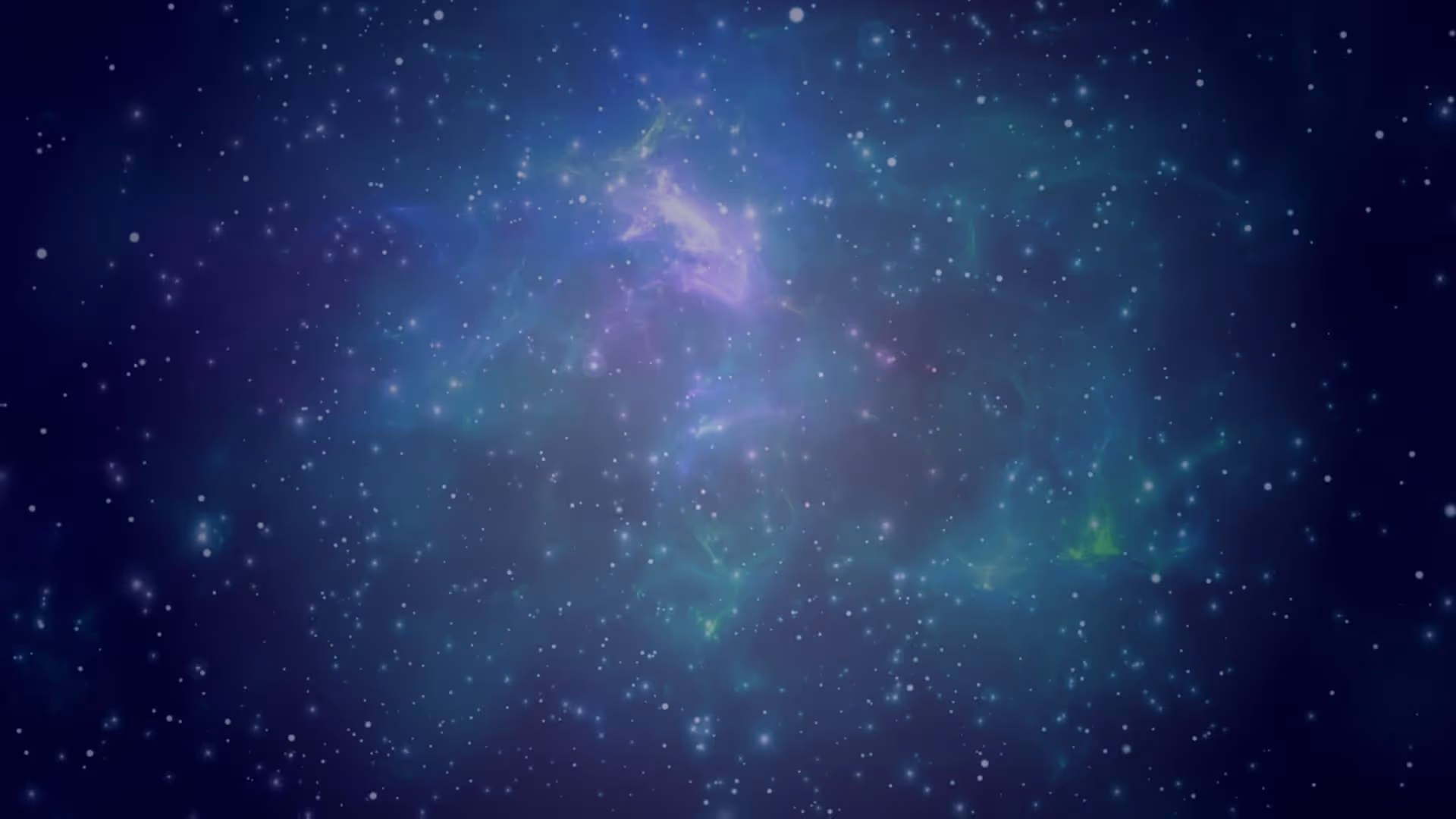 Hype'notic Studio - Abstract cosmic nebula background in blue, purple, and green tones