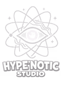 Hype'notic Studio logo — brand emblem of a QHHT hypnotherapy practice in Vancouver