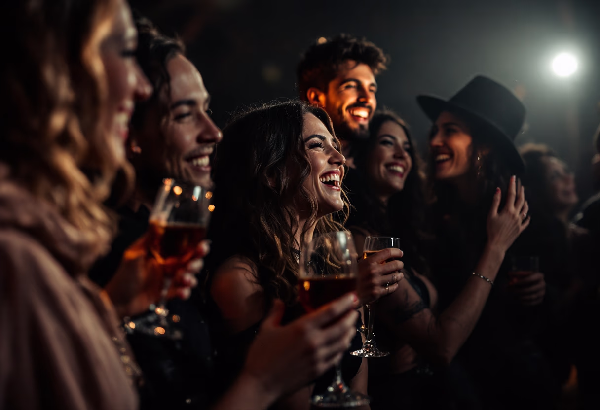 image of happy guests at an event