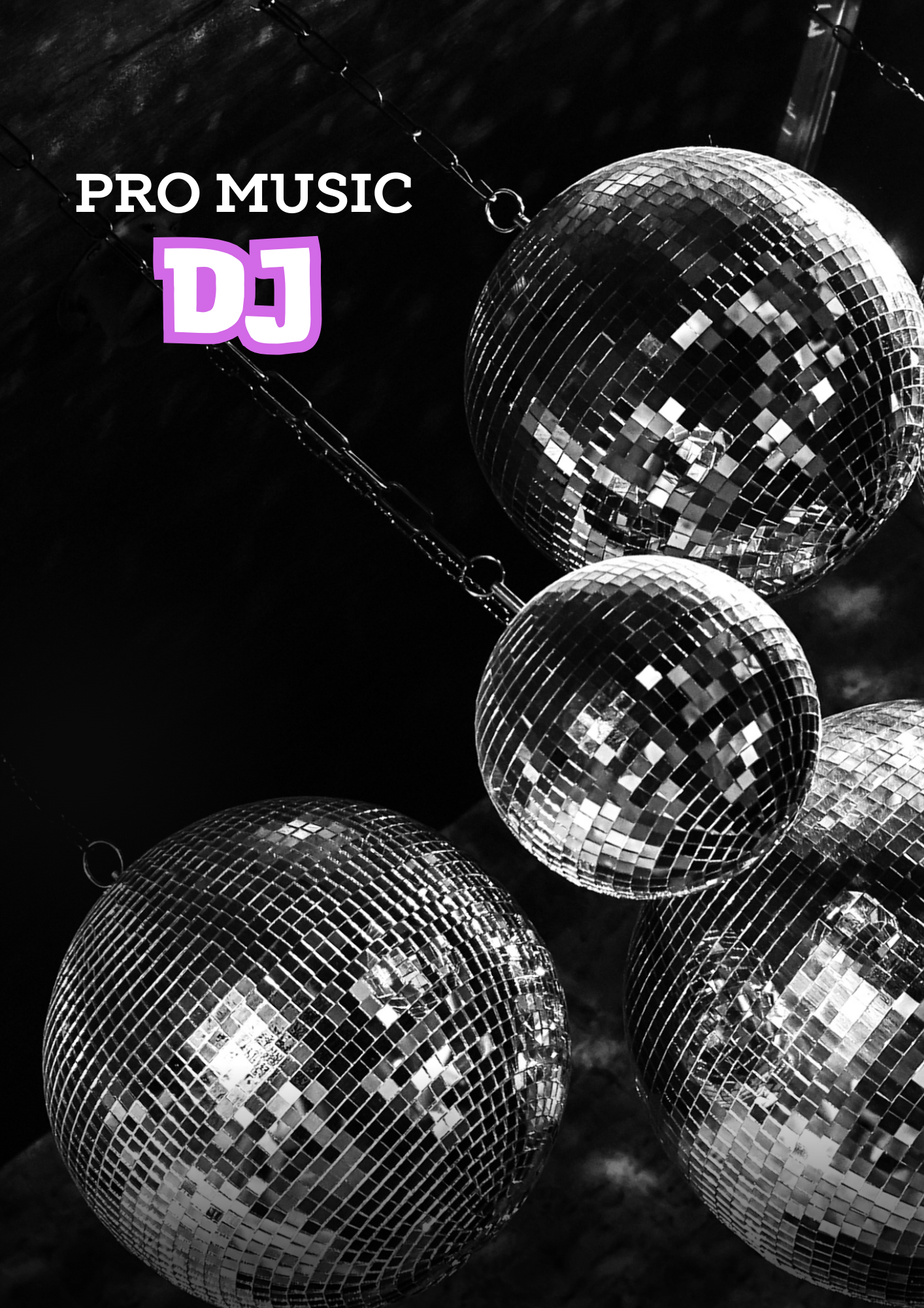 image of a dj setup in a dimly lit club